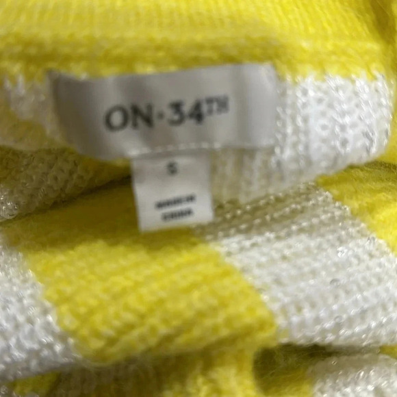 On 34th Women's Striped Sequin Cardigan - Picture 5 of 10